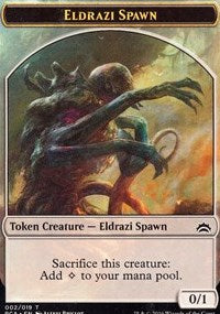 Eldrazi Spawn (002) // Eldrazi Double-Sided Token [Planechase Anthology Tokens] | Card Merchant Takapuna