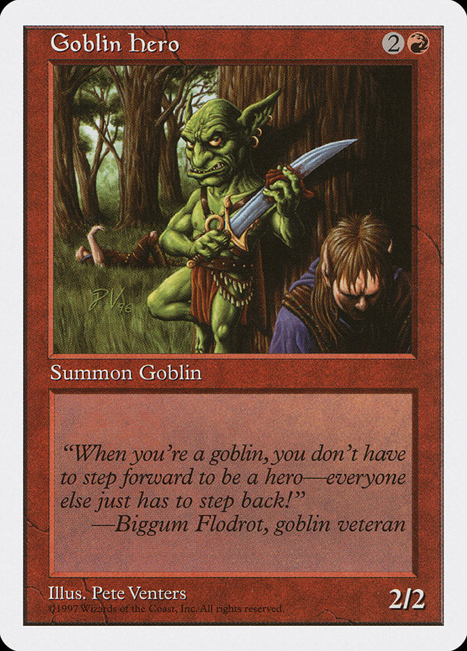 Goblin Hero [Fifth Edition] | Card Merchant Takapuna