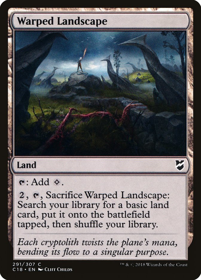 Warped Landscape [Commander 2018] | Card Merchant Takapuna