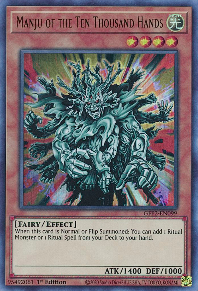 Manju of the Ten Thousand Hands [GFP2-EN099] Ultra Rare | Card Merchant Takapuna