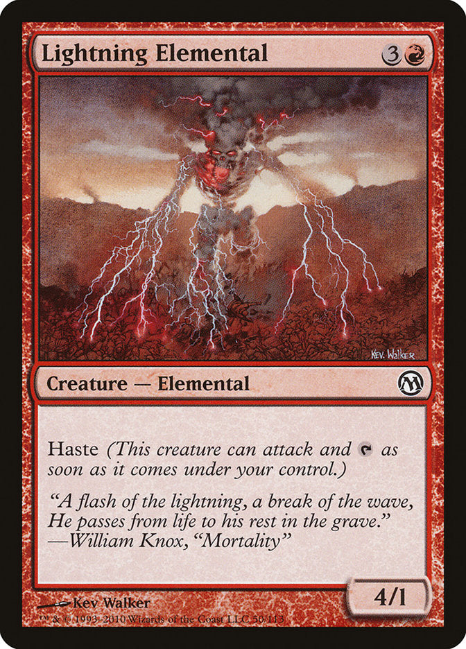 Lightning Elemental [Duels of the Planeswalkers] | Card Merchant Takapuna