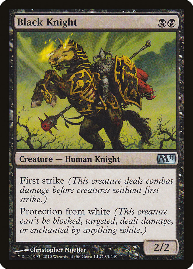 Black Knight [Magic 2011] | Card Merchant Takapuna