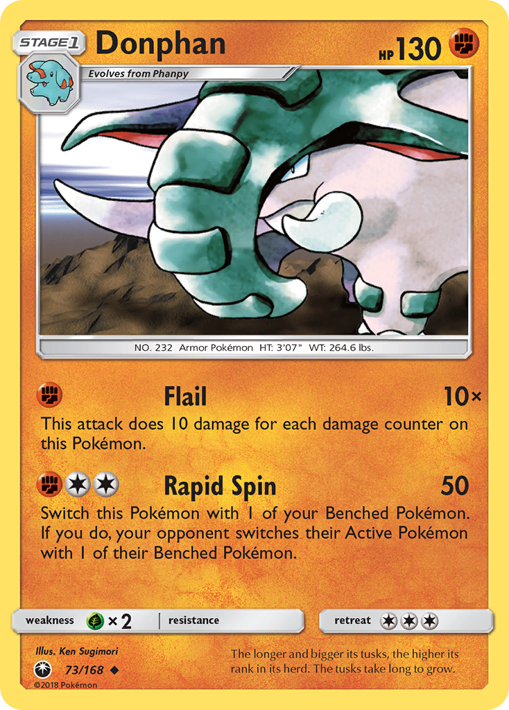 Donphan (73/168) [Sun & Moon: Celestial Storm] | Card Merchant Takapuna