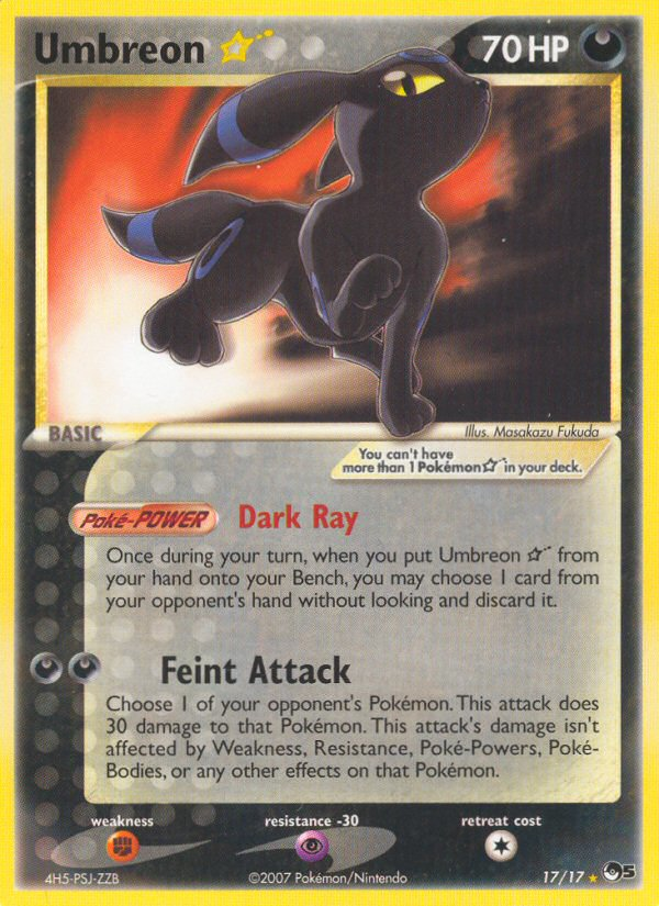 Umbreon Star (17/17) [POP Series 5] | Card Merchant Takapuna