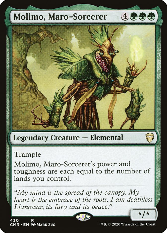 Molimo, Maro-Sorcerer [Commander Legends] | Card Merchant Takapuna