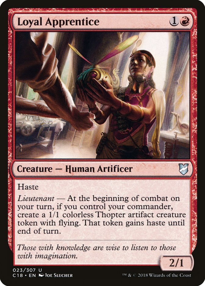 Loyal Apprentice [Commander 2018] | Card Merchant Takapuna