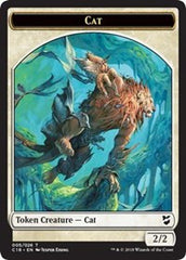 Cat // Soldier Double-Sided Token [Commander 2018 Tokens] | Card Merchant Takapuna