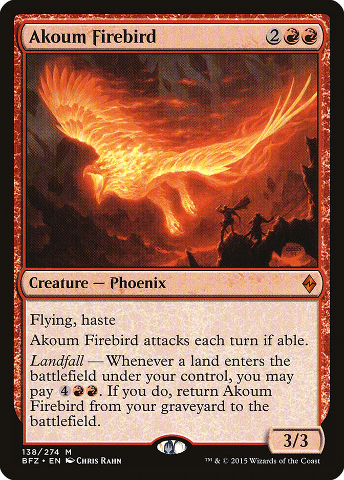 Akoum Firebird [Battle for Zendikar] | Card Merchant Takapuna