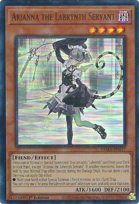 Arianna the Labrynth Servant [TAMA-EN017] Ultra Rare | Card Merchant Takapuna