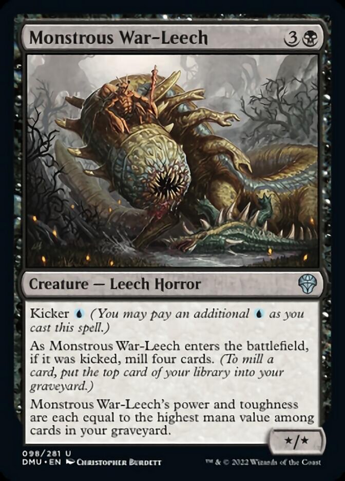 Monstrous War-Leech [Dominaria United] | Card Merchant Takapuna