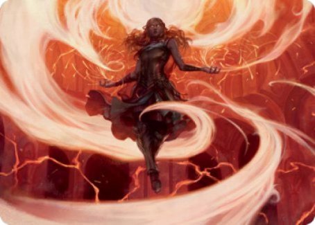 Crackle with Power Art Card [Strixhaven: School of Mages Art Series] | Card Merchant Takapuna