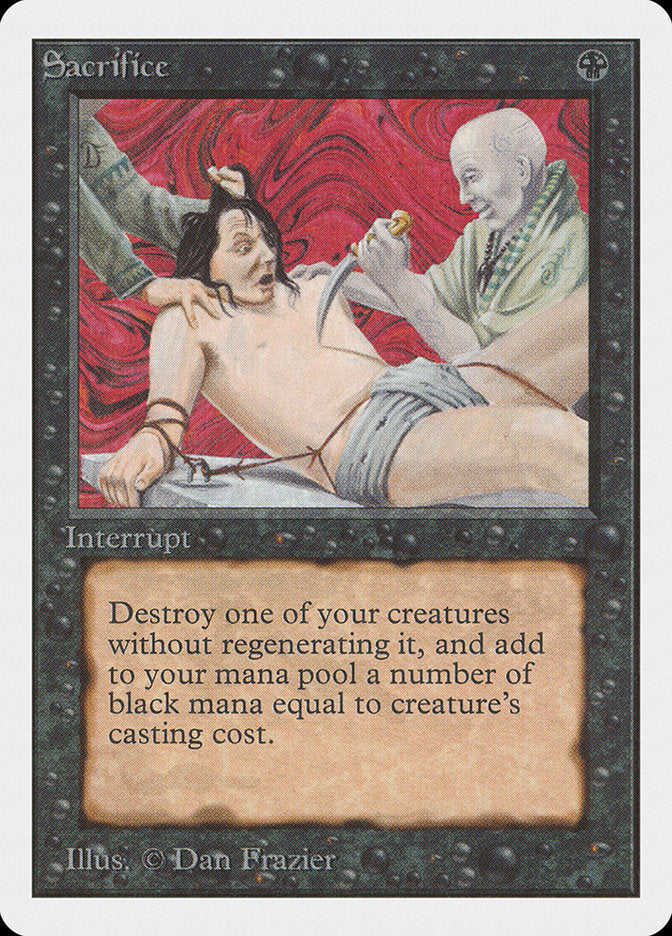 Sacrifice [Unlimited Edition] | Card Merchant Takapuna