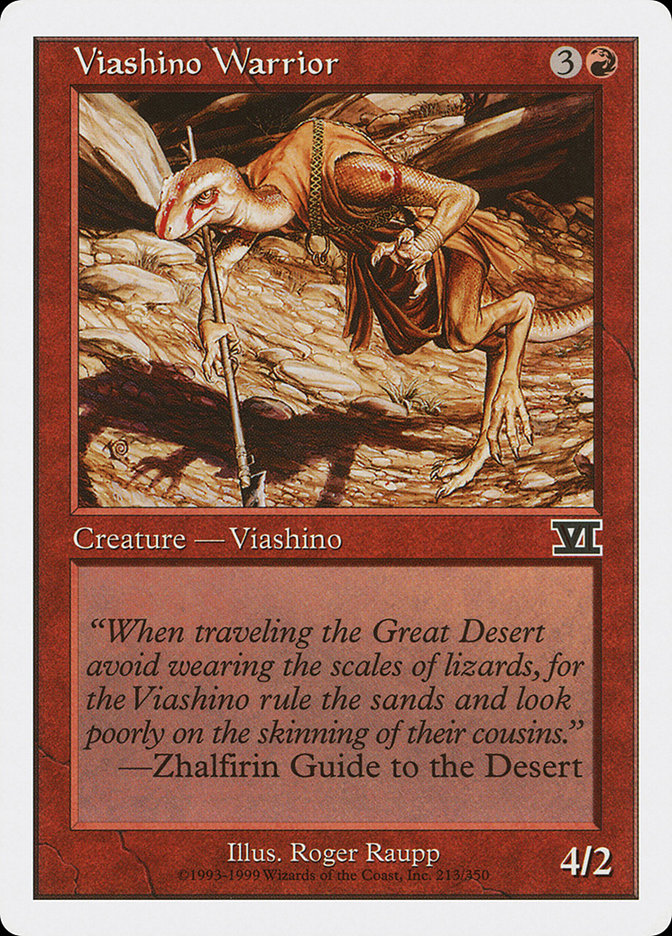 Viashino Warrior [Classic Sixth Edition] | Card Merchant Takapuna