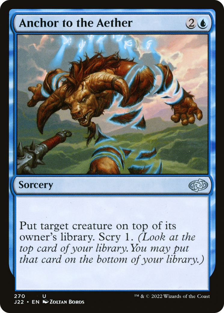 Anchor to the Aether [Jumpstart 2022] | Card Merchant Takapuna