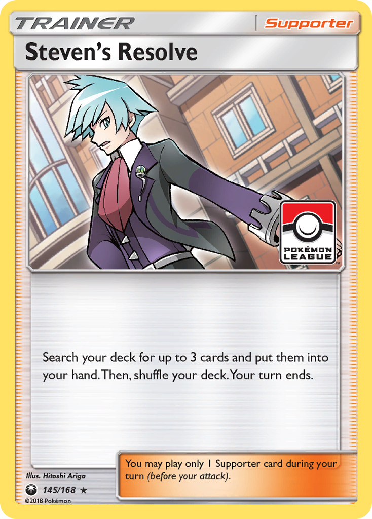 Steven's Resolve (145/168) [Sun & Moon: Celestial Storm] | Card Merchant Takapuna