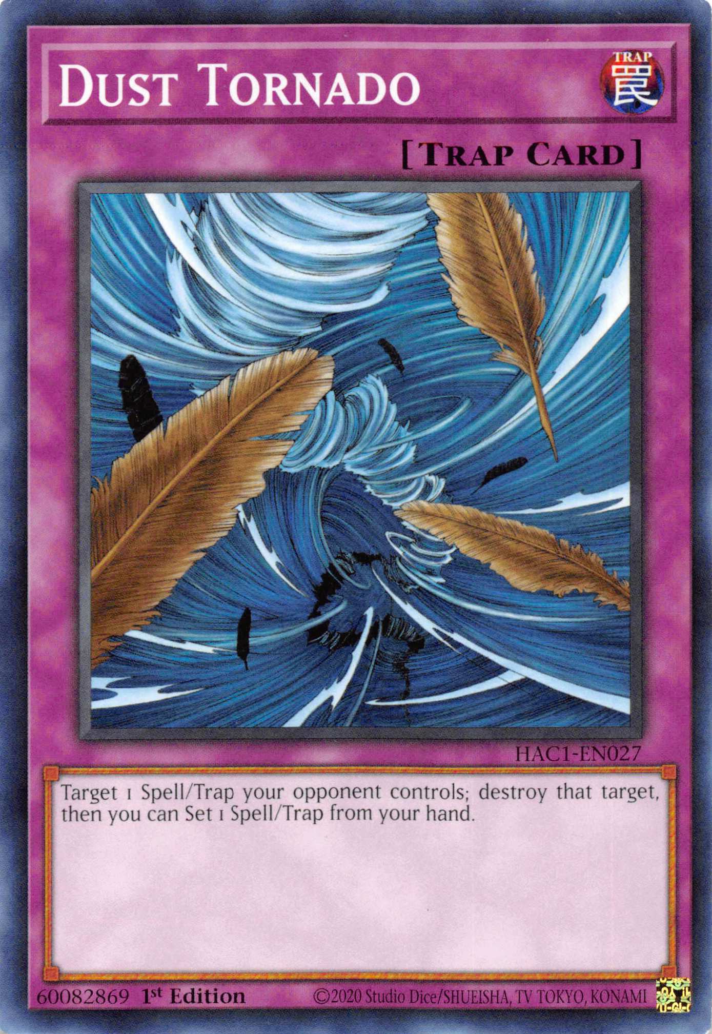 Dust Tornado (Duel Terminal) [HAC1-EN027] Parallel Rare | Card Merchant Takapuna