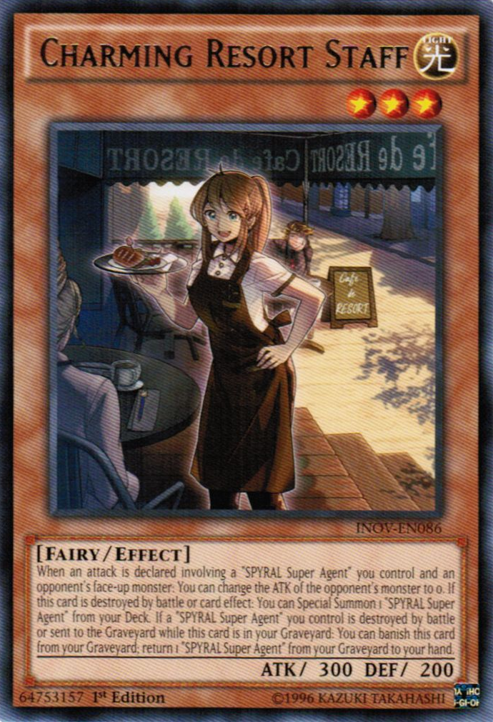 Charming Resort Staff [INOV-EN086] Rare | Card Merchant Takapuna