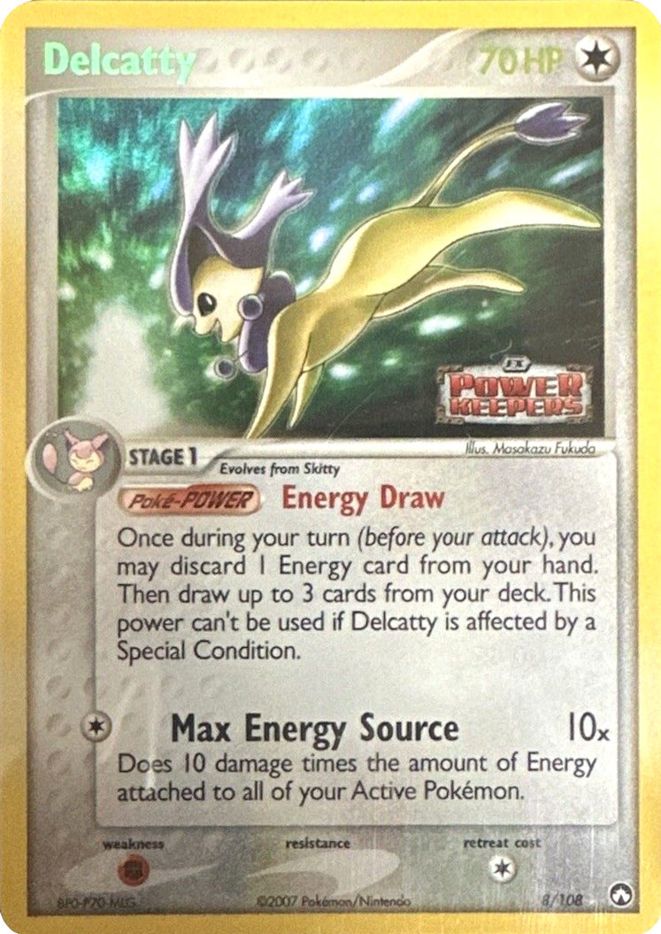 Delcatty (8/108) (Stamped) [EX: Power Keepers] | Card Merchant Takapuna