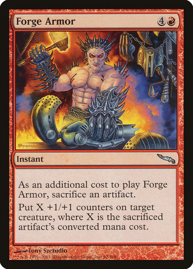 Forge Armor [Mirrodin] | Card Merchant Takapuna