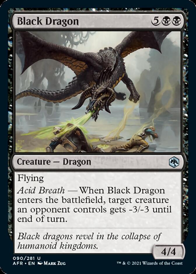 Black Dragon [Dungeons & Dragons: Adventures in the Forgotten Realms] | Card Merchant Takapuna