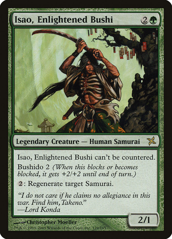 Isao, Enlightened Bushi [Betrayers of Kamigawa] | Card Merchant Takapuna