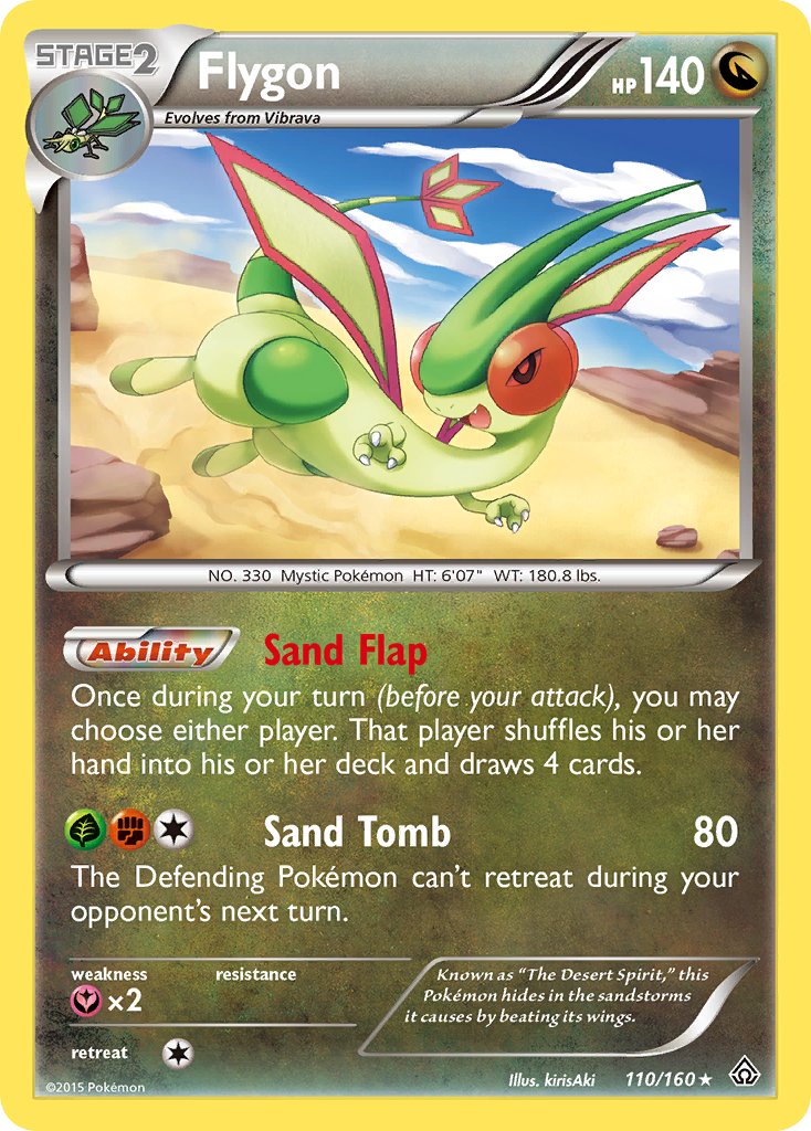 Flygon (110/160) (Cosmos Holo) (Blister Exclusive) [XY: Primal Clash] | Card Merchant Takapuna