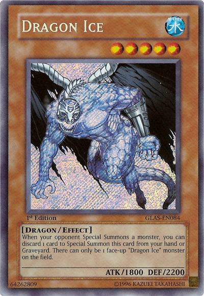 Dragon Ice [GLAS-EN084] Secret Rare | Card Merchant Takapuna