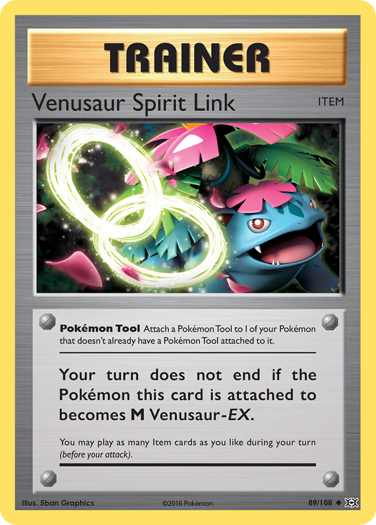 Venusaur Spirit Link (89/108) [XY: Evolutions] | Card Merchant Takapuna