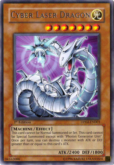 Cyber Laser Dragon [DP04-EN003] Rare | Card Merchant Takapuna