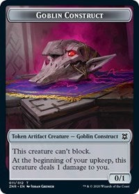 Goblin Construct // Kor Warrior Double-Sided Token [Zendikar Rising Tokens] | Card Merchant Takapuna