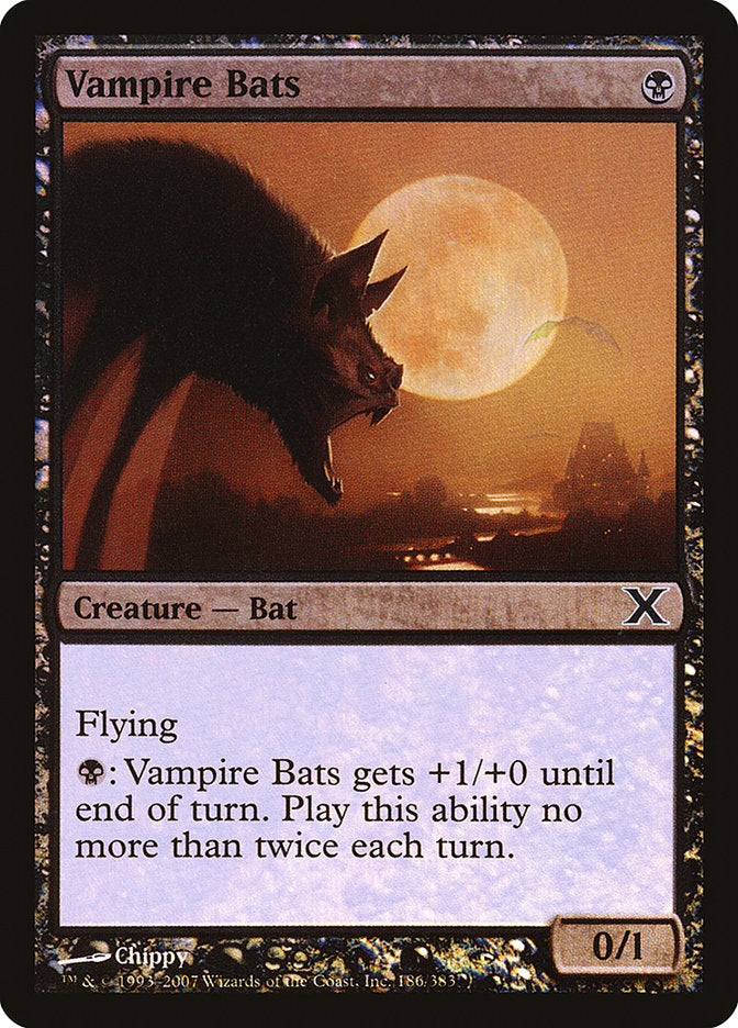 Vampire Bats (Premium Foil) [Tenth Edition] | Card Merchant Takapuna