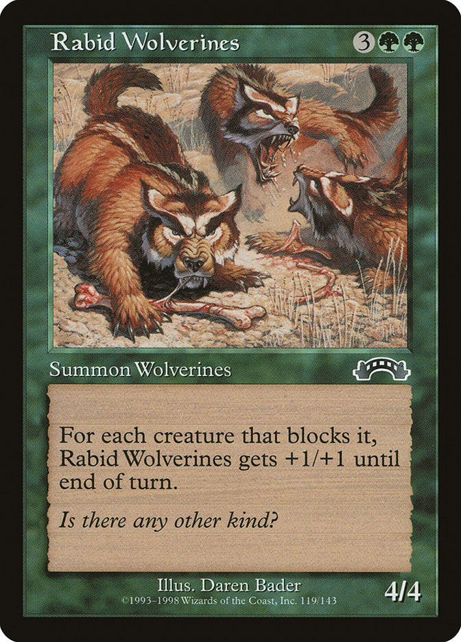 Rabid Wolverines [Exodus] | Card Merchant Takapuna