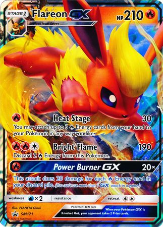 Flareon GX (SM171) (Jumbo Card) [Sun & Moon: Black Star Promos] | Card Merchant Takapuna