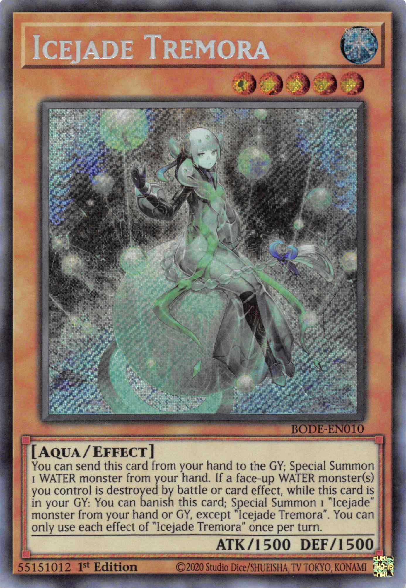 Icejade Tremora [BODE-EN010] Secret Rare | Card Merchant Takapuna