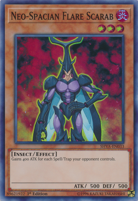 Neo-Spacian Flare Scarab [SHVA-EN033] Super Rare | Card Merchant Takapuna