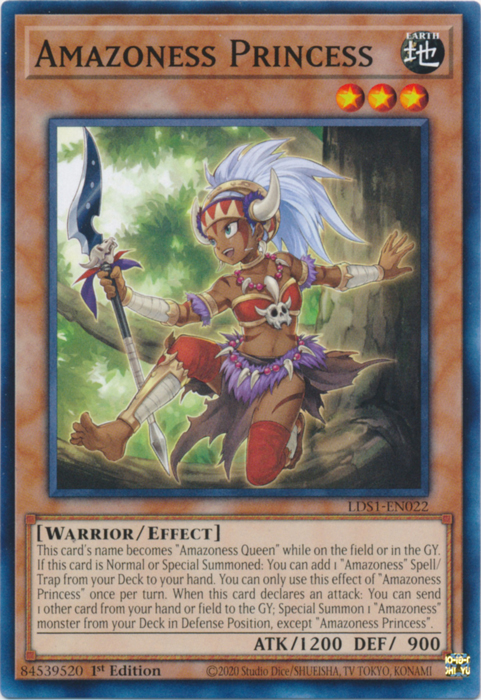 Amazoness Princess [LDS1-EN022] Common | Card Merchant Takapuna