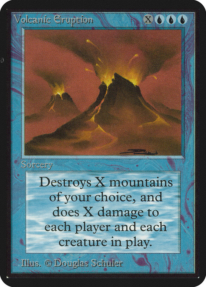 Volcanic Eruption [Alpha Edition] | Card Merchant Takapuna