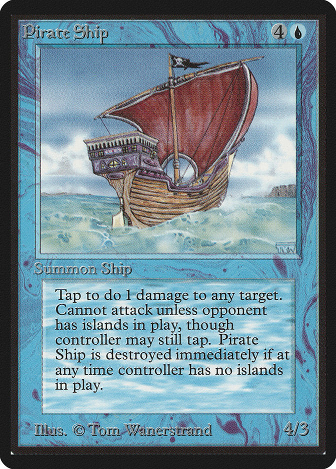 Pirate Ship [Beta Edition] | Card Merchant Takapuna