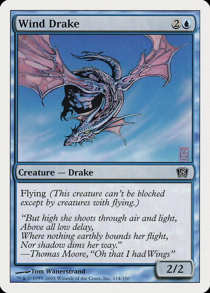 Wind Drake [Eighth Edition] | Card Merchant Takapuna