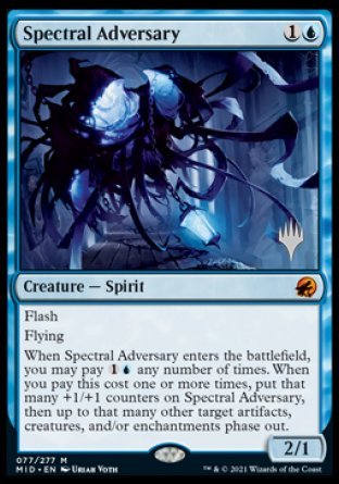 Spectral Adversary (Promo Pack) [Innistrad: Midnight Hunt Promos] | Card Merchant Takapuna