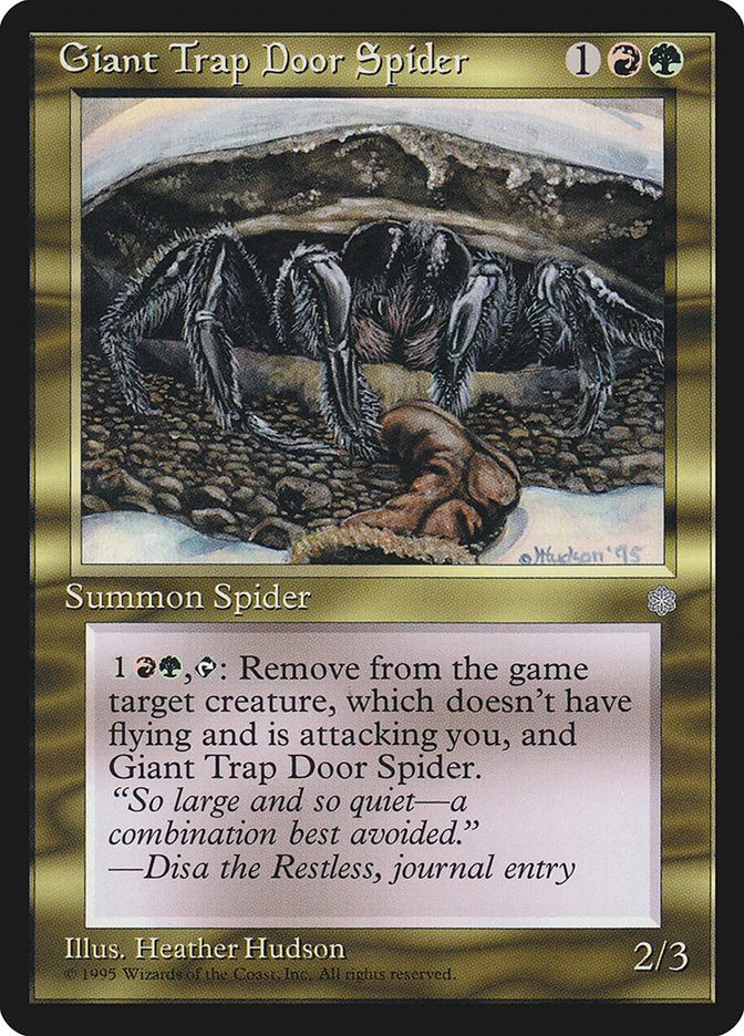 Giant Trap Door Spider [Ice Age] | Card Merchant Takapuna