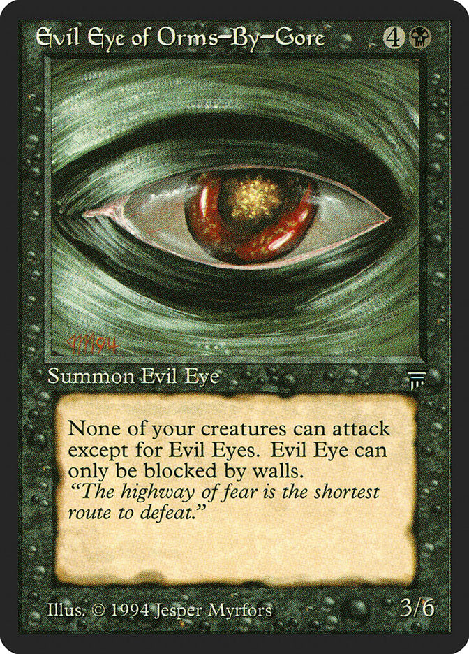 Evil Eye of Orms-by-Gore [Legends] | Card Merchant Takapuna