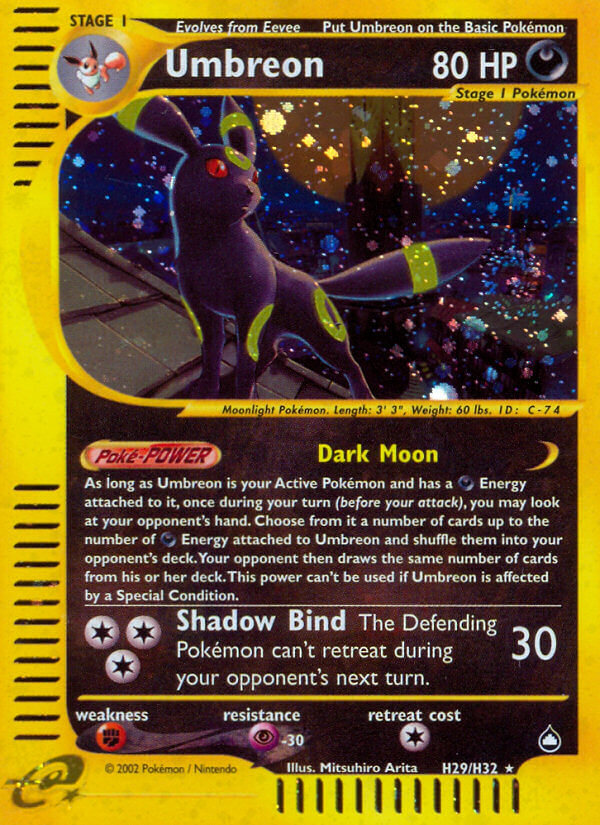 Umbreon (H29/H32) [Aquapolis] | Card Merchant Takapuna