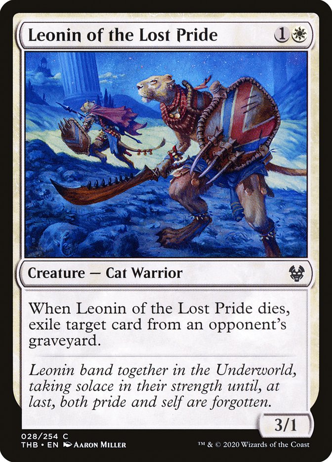 Leonin of the Lost Pride [Theros Beyond Death] | Card Merchant Takapuna