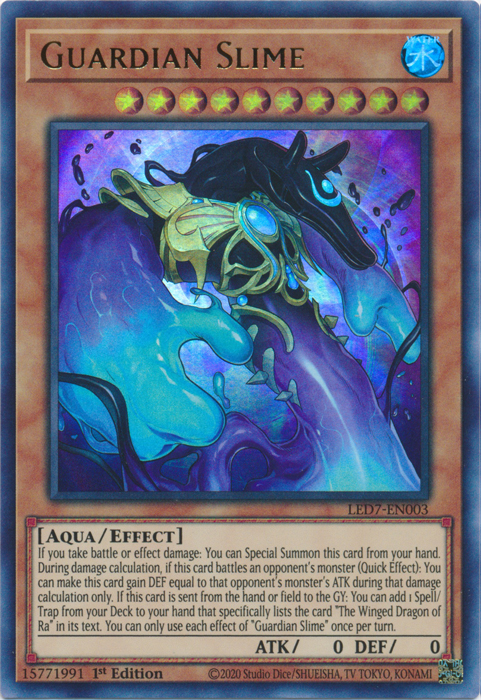 Guardian Slime [LED7-EN003] Ultra Rare | Card Merchant Takapuna