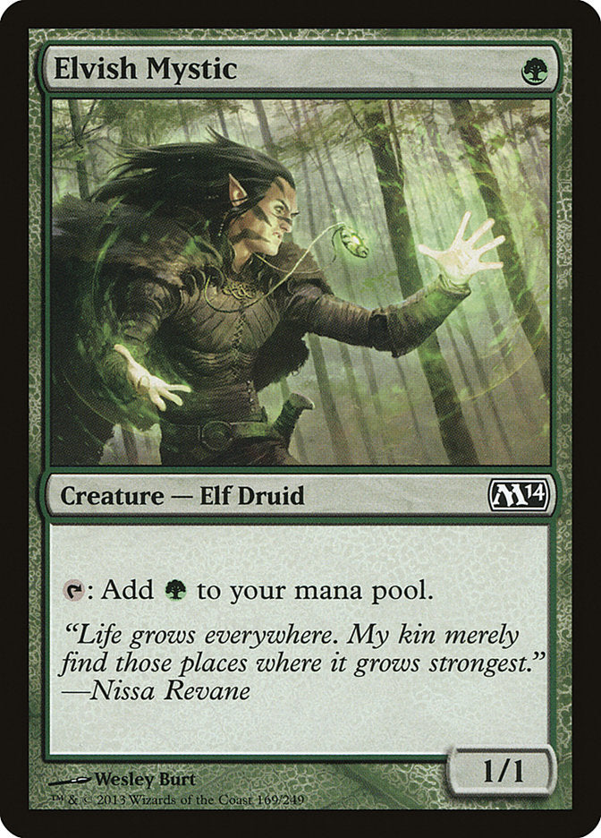 Elvish Mystic [Magic 2014] | Card Merchant Takapuna