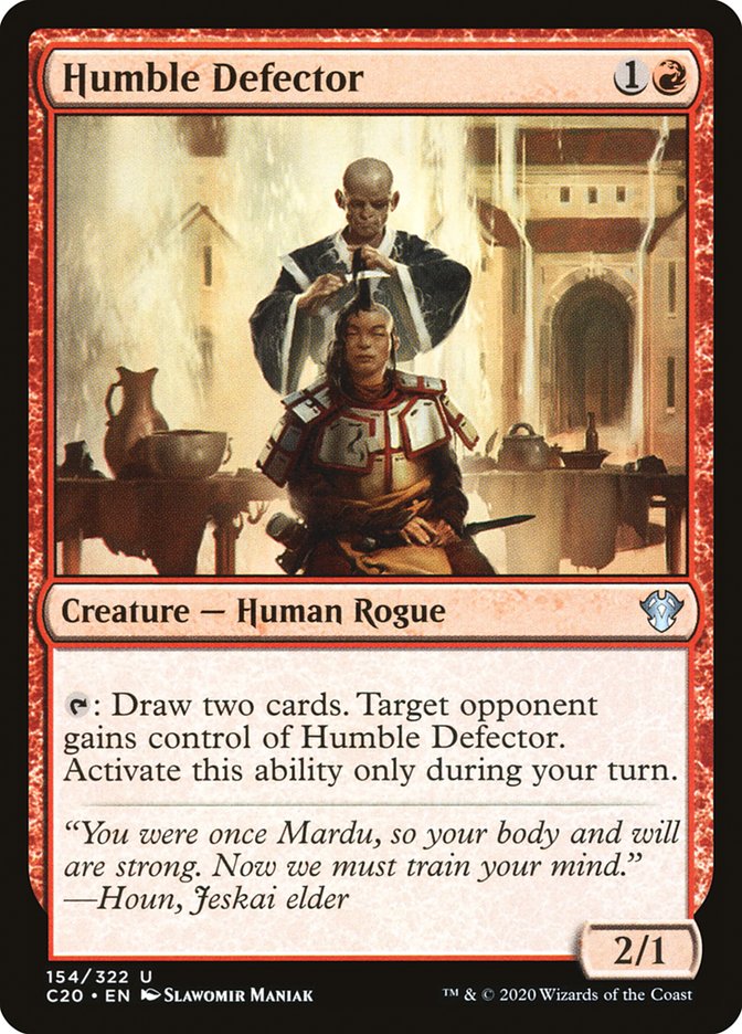 Humble Defector [Commander 2020] | Card Merchant Takapuna