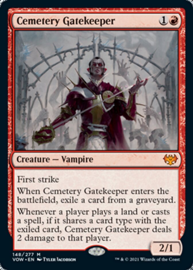 Cemetery Gatekeeper [Innistrad: Crimson Vow] | Card Merchant Takapuna