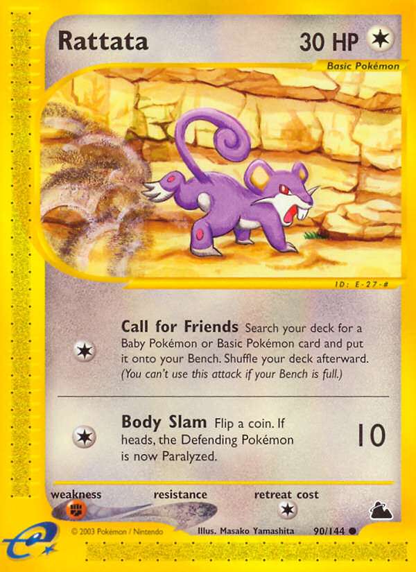 Rattata (90/144) [Skyridge] | Card Merchant Takapuna