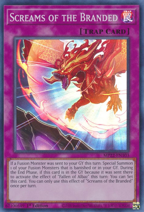 Screams of the Branded [MP22-EN103] Super Rare | Card Merchant Takapuna